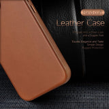 Dux Ducis iPhone 14 Pro Deksel Naples Series MagSafe Lysebrun