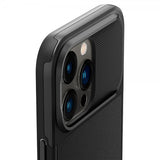 Spigen iPhone 14 Pro Deksel Optik Armor MagFit Svart