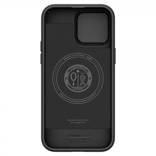 Spigen iPhone 14 Pro Deksel Optik Armor MagFit Svart