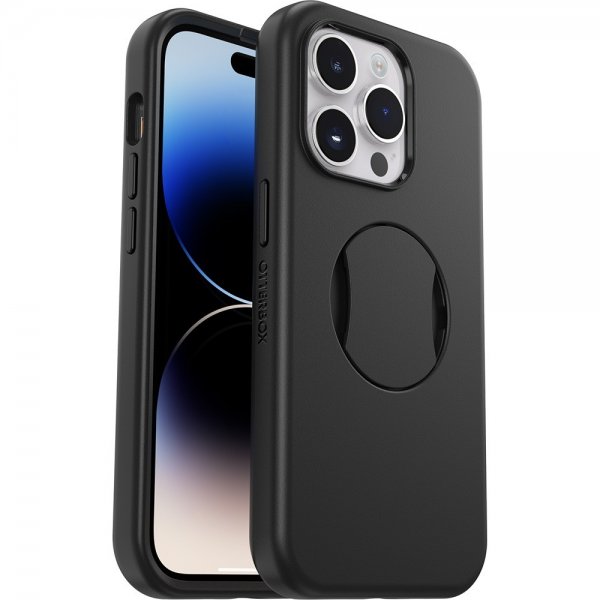 Otterbox iPhone 14 Pro Deksel OtterGrip Symmetry MagSafe Svart
