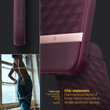 Caseology iPhone 14 Pro Deksel Parallax Mag Burgundy Bean