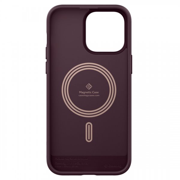 Caseology iPhone 14 Pro Deksel Parallax Mag Burgundy Bean