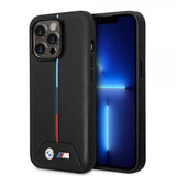 BMW iPhone 14 Pro Deksel Tikattu Svart