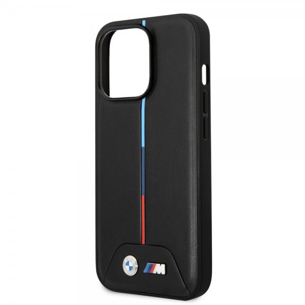 BMW iPhone 14 Pro Deksel Tikattu Svart