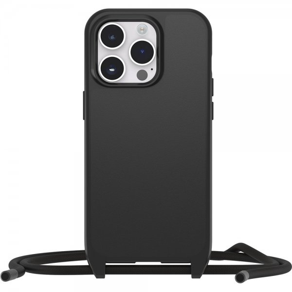 Otterbox iPhone 14 Pro Deksel React Necklace MagSafe Svart