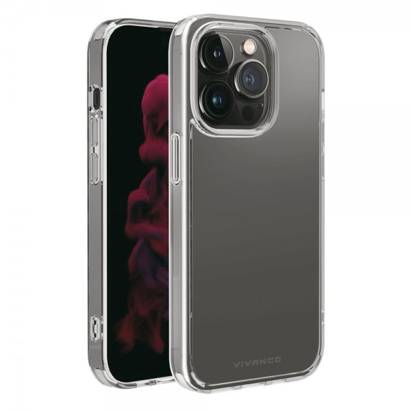 Vivanco iPhone 14 Pro Deksel Safe & Steady Transparent