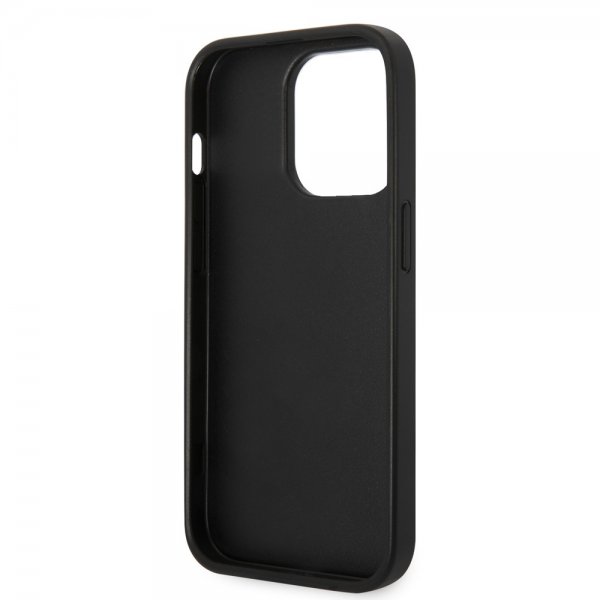 Karl Lagerfeld iPhone 14 Pro Deksel Saffiano Karl Svart