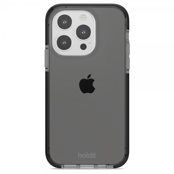 holdit iPhone 14 Pro Deksel Seethru Svart