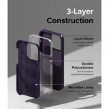 Ringke iPhone 14 Pro Deksel Silikoni Deep Purple