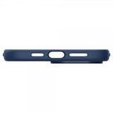 Spigen iPhone 14 Pro Deksel Silicone Fit MagFit Navy Blue