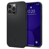 Spigen iPhone 14 Pro Deksel Silicone Fit MagFit Svart