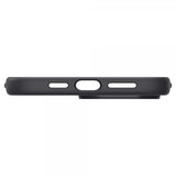 Spigen iPhone 14 Pro Deksel Silicone Fit MagFit Svart