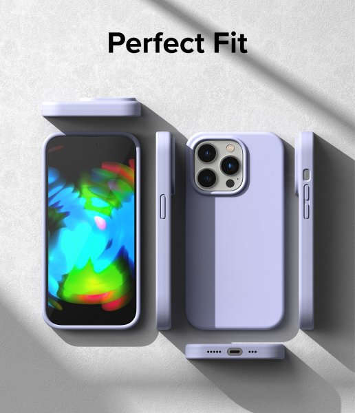 Ringke iPhone 14 Pro Deksel Silikoni Lavendel