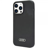 Audi iPhone 14 Pro Deksel Silikoni Svart