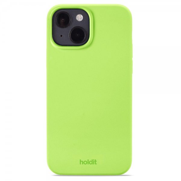 holdit iPhone 13/iPhone 14 Deksel Silikon Acid Green