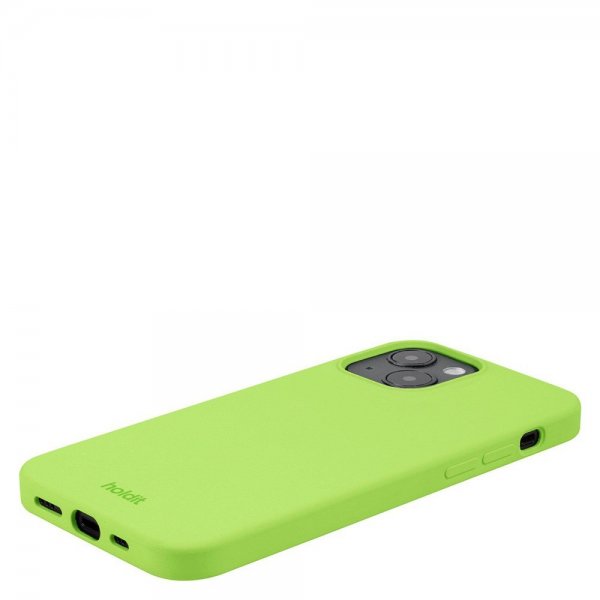 holdit iPhone 13/iPhone 14 Deksel Silikon Acid Green