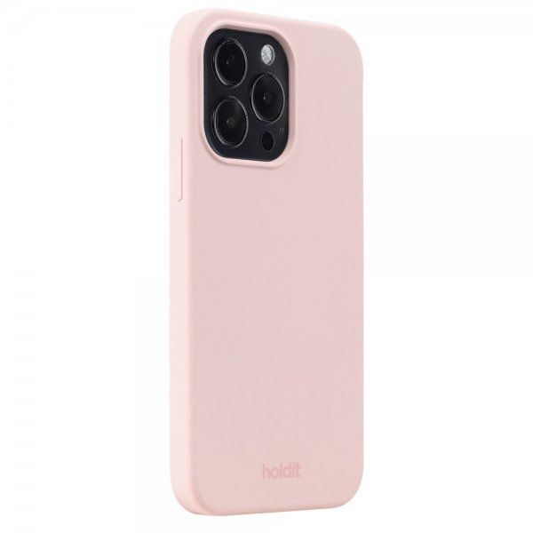 holdit iPhone 14 Pro Deksel Silikon Blush Pink