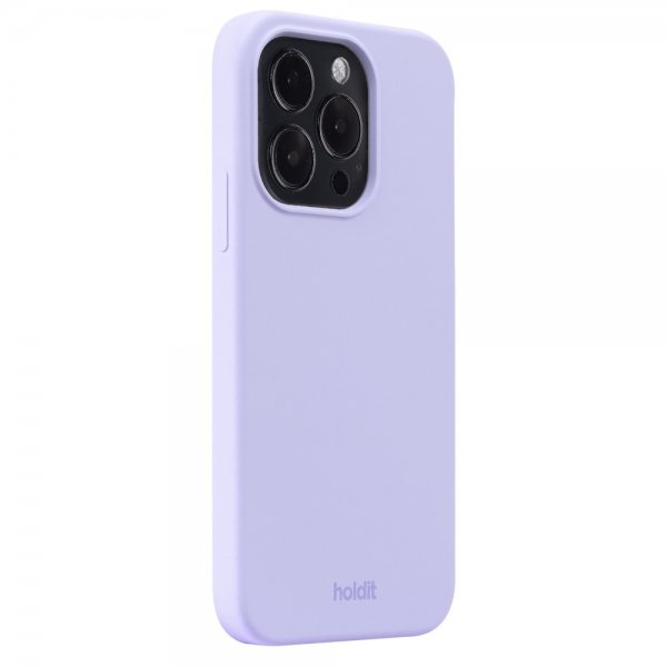 holdit iPhone 14 Pro Deksel Silikon Lavendel