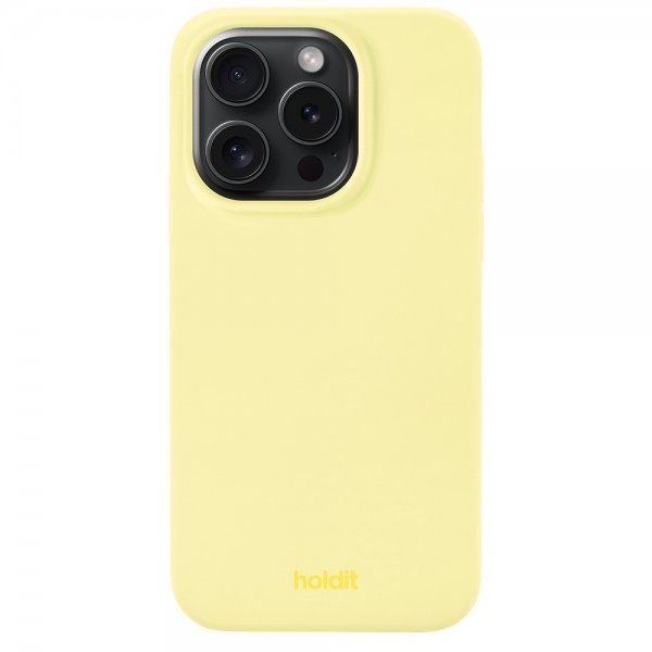 holdit iPhone 14 Pro Deksel Silikon Lemonade