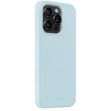 holdit iPhone 14 Pro Deksel Silikon Mineral Blue