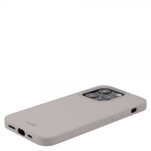 holdit iPhone 14 Pro Deksel Silikon Taupe