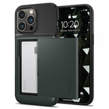 Spigen iPhone 14 Pro Deksel Slim Armor CS Abyss Green