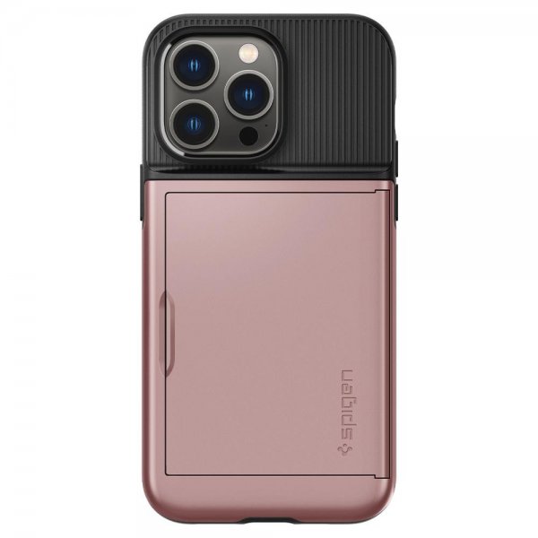 Spigen iPhone 14 Pro Deksel Slim Armor CS Rose Gold