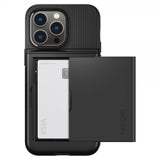 Spigen iPhone 14 Pro Deksel Slim Armor CS Svart