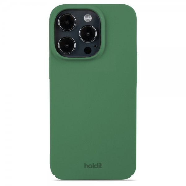 holdit iPhone 14 Pro Deksel Slim Case Forest Green