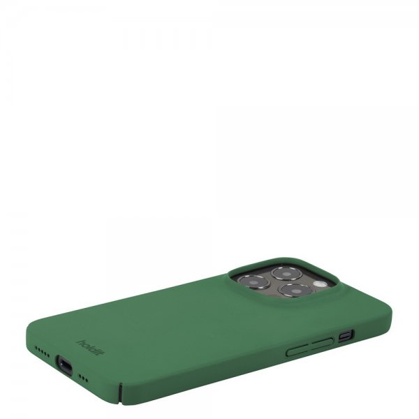 holdit iPhone 14 Pro Deksel Slim Case Forest Green