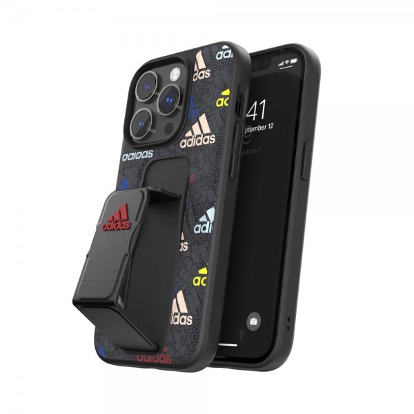 Adidas iPhone 14 Pro Deksel SP Grip Case Black/Colourful