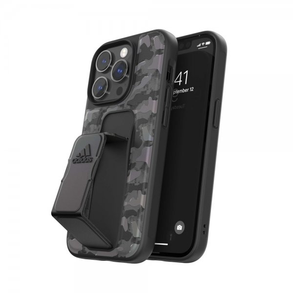 Adidas iPhone 14 Pro Deksel SP Grip Case Camo Svart