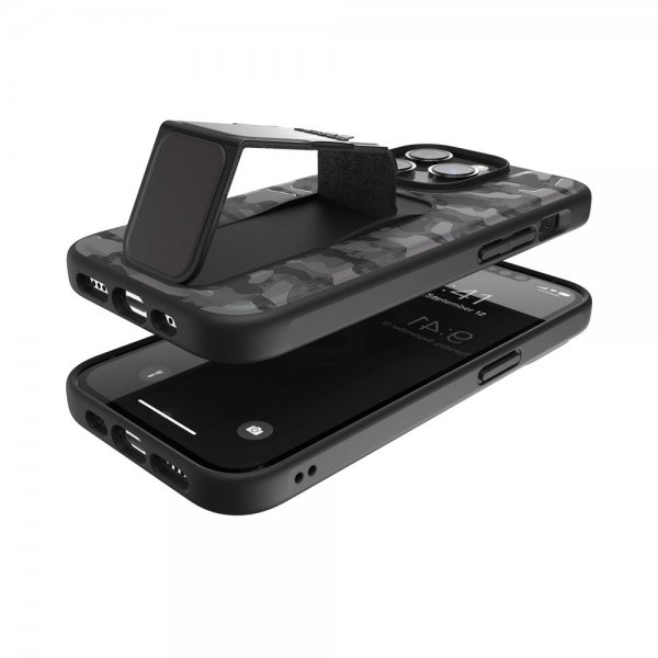 Adidas iPhone 14 Pro Deksel SP Grip Case Camo Svart