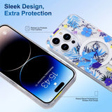 iPhone 14 Pro Deksel Spring Series MagSafe Gula Blomster
