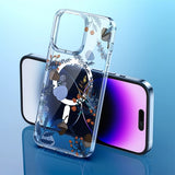iPhone 14 Pro Deksel Spring Series MagSafe Lilla Blomster