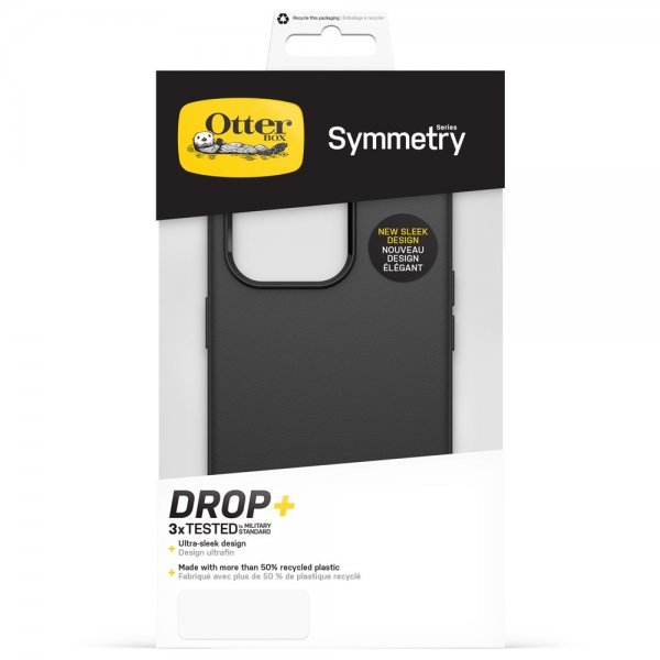 Otterbox iPhone 14 Pro Deksel Symmetry Series Svart