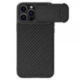 Nillkin iPhone 14 Pro Deksel Synteettinen Kuitu Svart