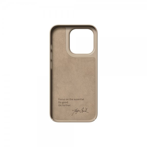 Nudient iPhone 14 Pro Deksel Thin Case MagSafe Clay Beige
