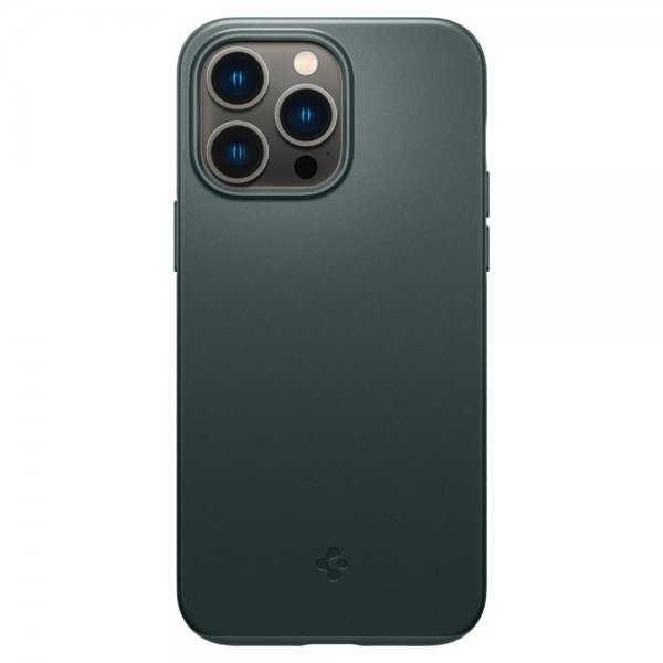 Spigen iPhone 14 Pro Deksel Thin Fit Abyss Green
