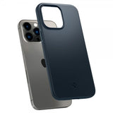 Spigen iPhone 14 Pro Deksel Thin Fit Metal Slate