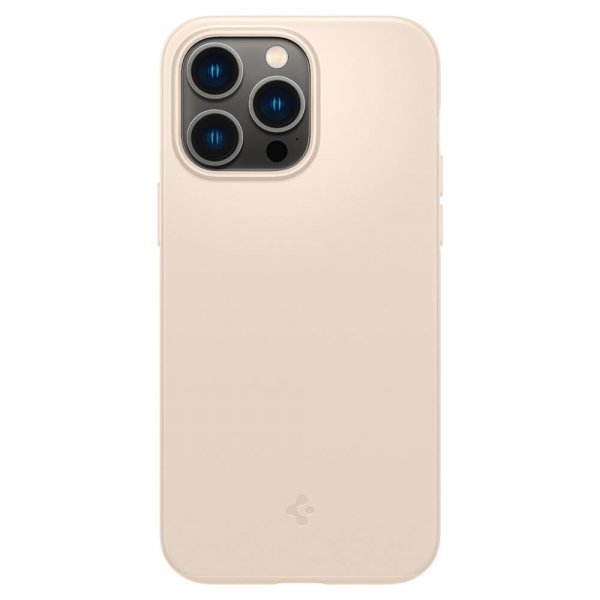 Spigen iPhone 14 Pro Deksel Thin Fit Sand Beige