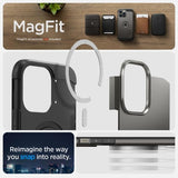 Spigen iPhone 14 Pro Deksel Tough Armor MagFit Gunmetal
