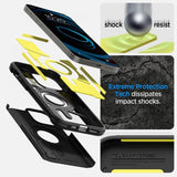 Spigen iPhone 14 Pro Deksel Tough Armor MagFit Svart