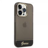 Guess iPhone 14 Pro Deksel Translucent Svart