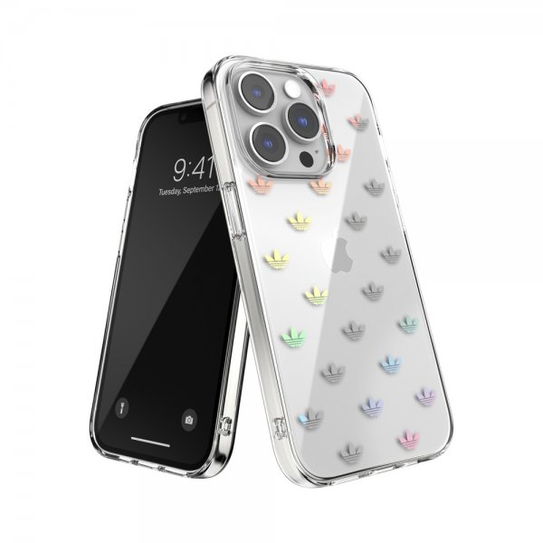 Adidas iPhone 14 Pro Deksel Trefoil Clear Case Transparent