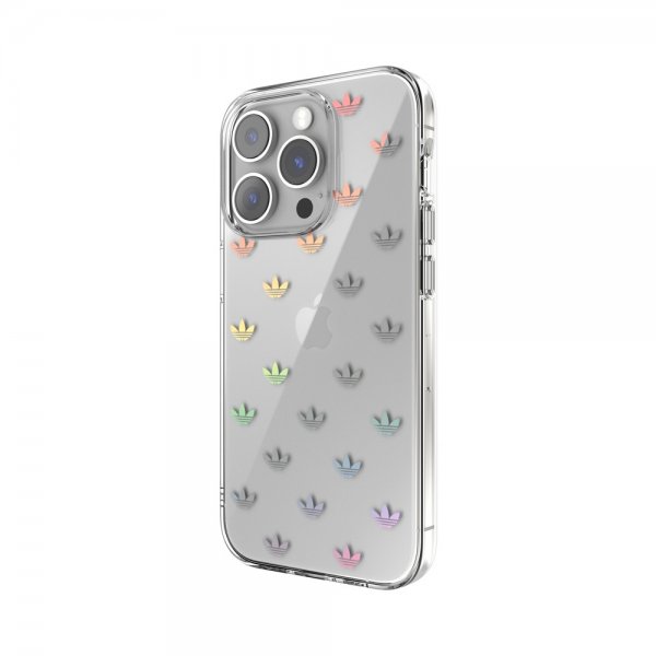 Adidas iPhone 14 Pro Deksel Trefoil Clear Case Transparent