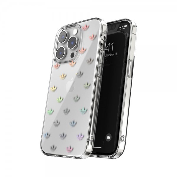 Adidas iPhone 14 Pro Deksel Trefoil Clear Case Transparent