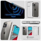 Spigen iPhone 14 Pro Deksel Ultra Hybrid Crystal Clear