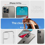 Spigen iPhone 14 Pro Deksel Ultra Hybrid Crystal Clear
