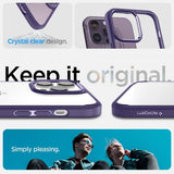 Spigen iPhone 14 Pro Deksel Ultra Hybrid Deep Purple